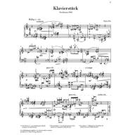 Schönberg, Piano Pieces Op.33a & 33b for Piano