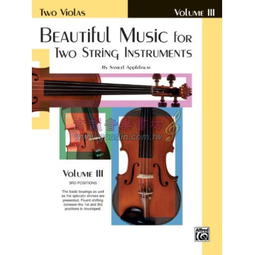 Beautiful Music for Two Violas Book III 