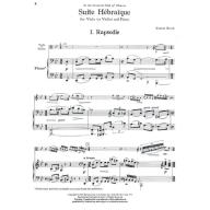 Bloch, Suite Hebraique Viola(or Violin) and Piano
