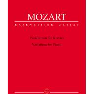 Mozart Variations for Piano