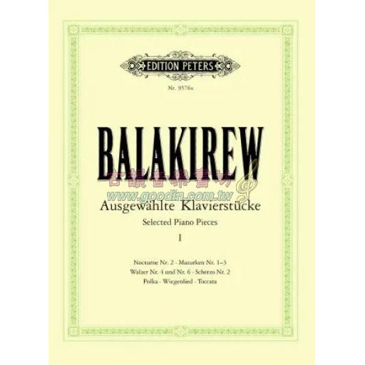 Balakirev Selected Piano Pieces Vol.1