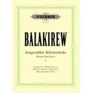 Balakirev Selected Piano Pieces Vol.1