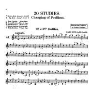 Sitt,Studies for Violin Op.32 Book 3
