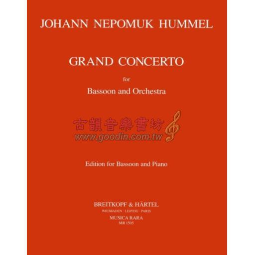 Hummel Grand Concerto in F major for Bassoon