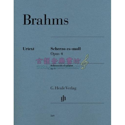 Brahms Scherzo E minor Op.4