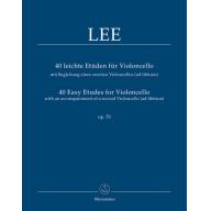 Lee, 40 Easy Etudes Op.70 for Violoncello