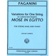 Paganini Mose In Egitto for String Bass
