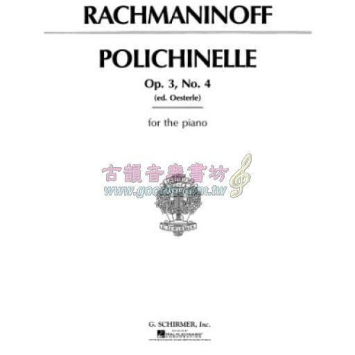 Rachmaninoff, Polichinelle Op.3 No.4 Piano Solo