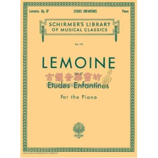 Lemoine, Etudes Enfantines Op.37