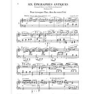 Debussy Six Epigraphes antiques