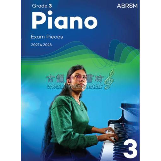 ABRSM 英國皇家 Piano Exam Pieces 2027 & 2028, Grade 3