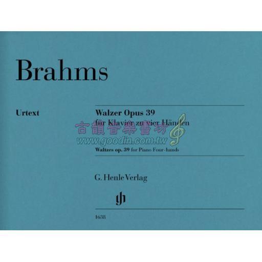 Brahms, Waltzes op.39 for Piano 4-hands