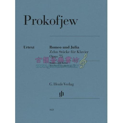 Prokofiev, Romeo and Juliet, Ten Pieces for piano op.75