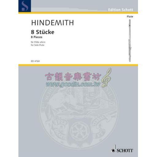 Hindemith 8 Pieces for Flute
