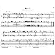 Brahms, Waltzes op.39 for Piano 4-hands