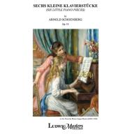Schoenberg Six Little Piano Pieces Op.19