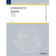 Hindemith 8 Pieces for Flute