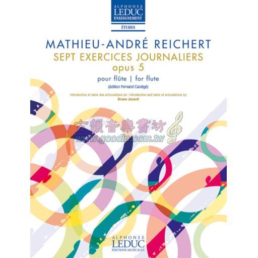 Reichert, 7 Exercices Journaliers Op.5 for Flute