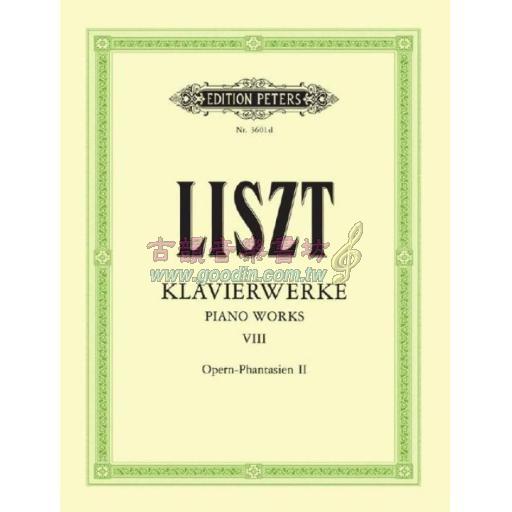 Liszt , Piano Works VIII