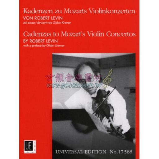 Robert Levin, Cadenzen Mozart Violinkonzerten KV207