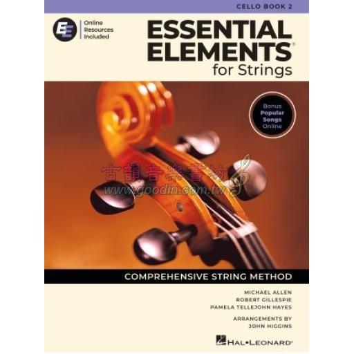 Essential Elements for Strings【Cello Book 2】 with Online Resources