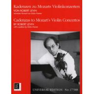 Robert Levin, Cadenzen Mozart Violinkonzerten KV207