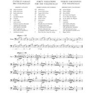Sevcik, Forty Variations op.3 for Cello <預購>