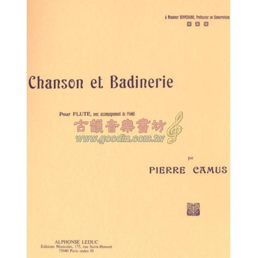 Camus, Chanson et badinerie Flute