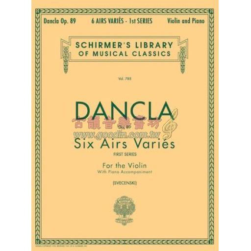 Dancla, 6 Airs Variés Op.89 for Violin and Piano