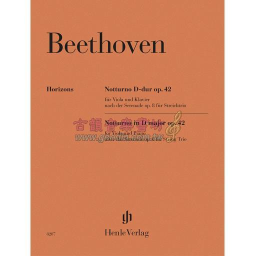 Beethoven, Notturno in D major op. 42 for Viola and Piano 