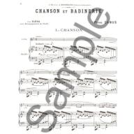 Camus, Chanson et badinerie Flute