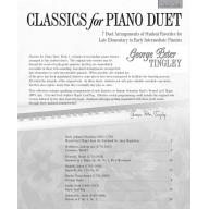 Classics for Piano Duet, Book 1