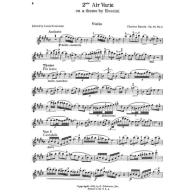 Dancla, 6 Airs Variés Op.89 for Violin and Piano