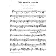 Falla, Suite populaire espagnole for Violin and Piano