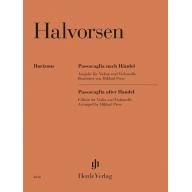 Halvorsen, Passacaglia after Handel Edition for Violin and Violoncello
