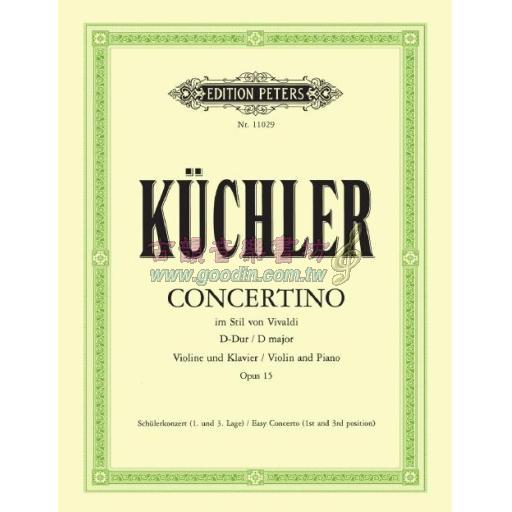 Kuechler Concertino D major Op.15 Violin