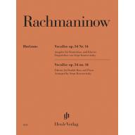 Rachmaninoff, Vocalise Op.34 No.14 for Double Bass